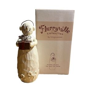 Flurryville Collection Slushy Jo and the Gift of Snow Figurine by LivingQuarters